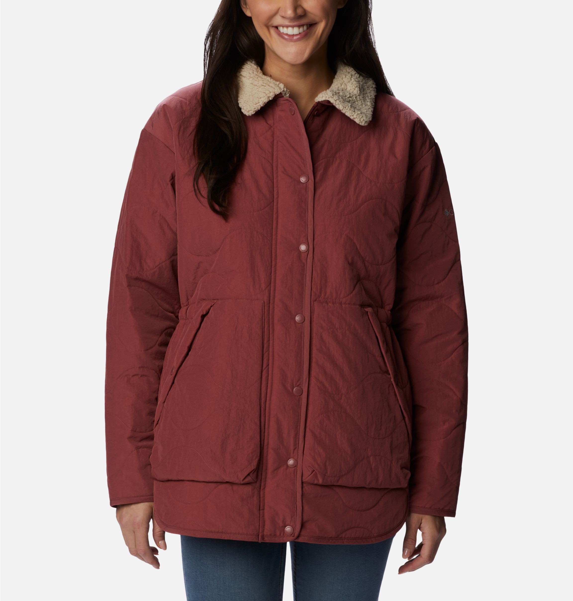 Women's Sherpa-Lined Puffer Jacket