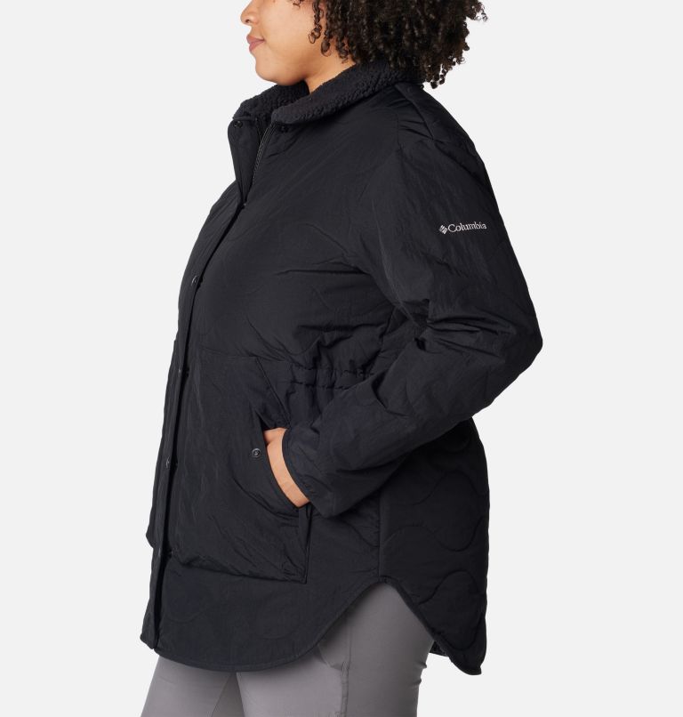 Women's Birchwood Quilted Jacket - Plus Size, Color: Black, image 3