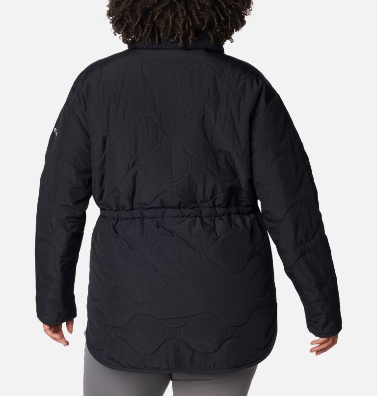 Thumbnail: Women's Birchwood Quilted Jacket - Plus Size, Color: Black, image 2