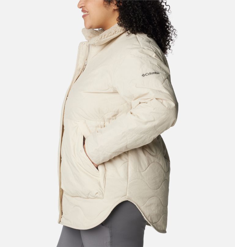 Women's Birchwood Quilted Jacket - Plus Size, Color: Dark Stone, image 3