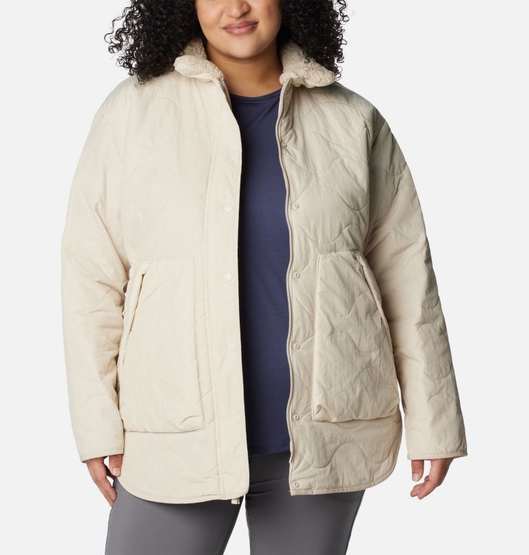Women's Birchwood Quilted Jacket - Plus Size, Color: Dark Stone, image 6