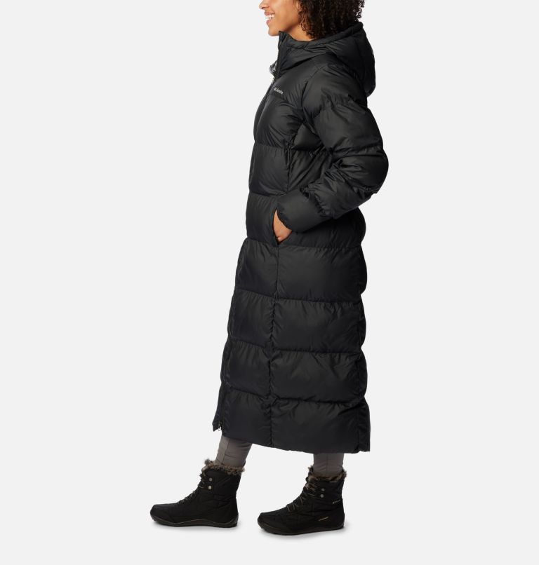 Long Puffer Jacket - Black - Ladies