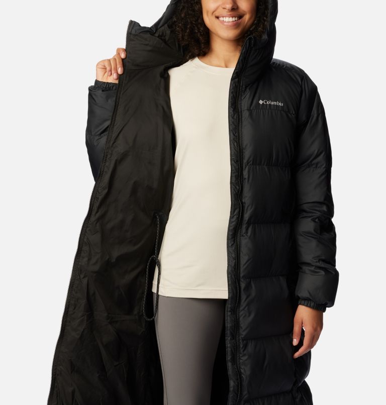 Thumbnail: Women's Puffect Long Jacket, Color: Black, image 5