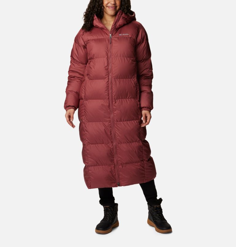 Columbia womens long store puffer coat