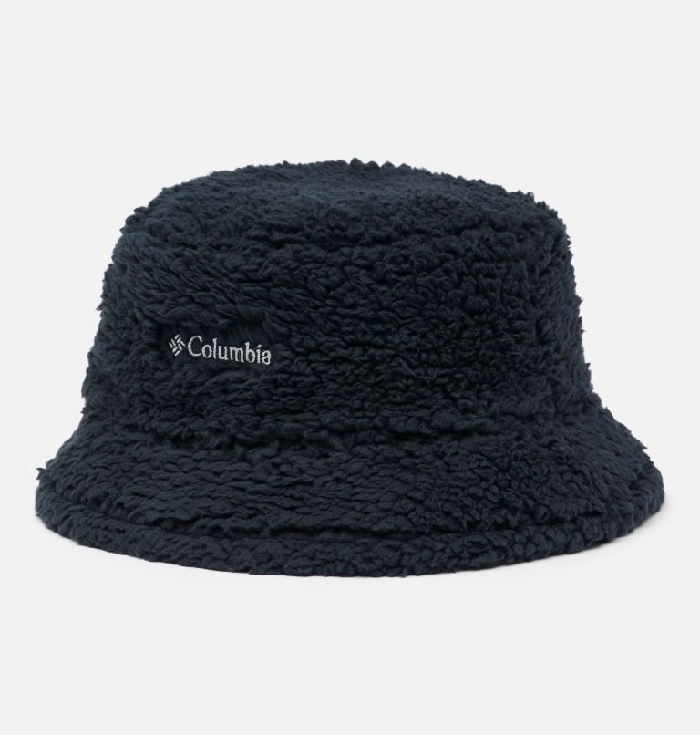 Thumbnail: Unisex Winter Pass Reversible Sherpa Quilted Bucket Hat, Color: Black, Black, image 2