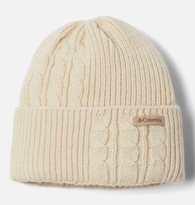 Women's Agate Pass Cable Knit Beanie, Color: Chalk, image 1