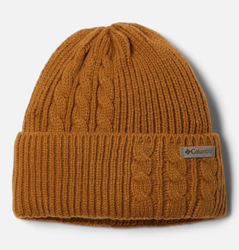 Women's Agate Pass Cable Knit Beanie, Color: Camel Brown, image 1