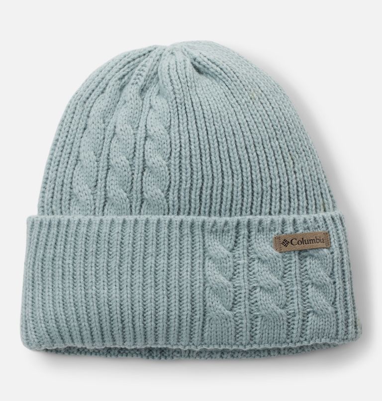 Women's Agate Pass Cable Knit Beanie, Color: Crushed Blue, image 1