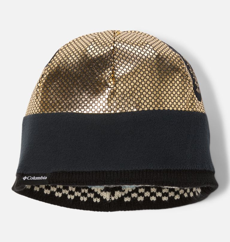 Columbia Heat II Beanie, Color: Black, Checkered Peaks, image 2