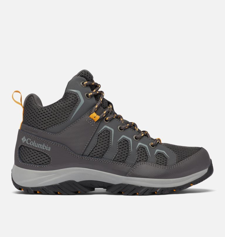 Men's Granite Trail Waterproof Boot, Color: Dark Grey, Raw Honey, image 3