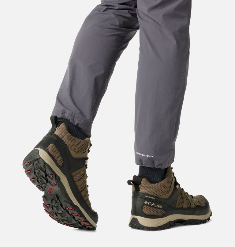 Chaussure mi-montante imperméable Granite Trail pour hommes, Color: Mud, Black, image 10