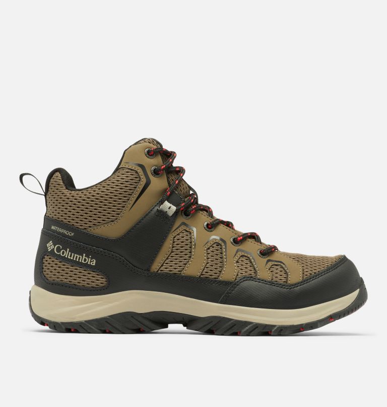 Thumbnail: Men's Granite Trail Mid Waterproof Shoe, Color: Mud, Black, image 1