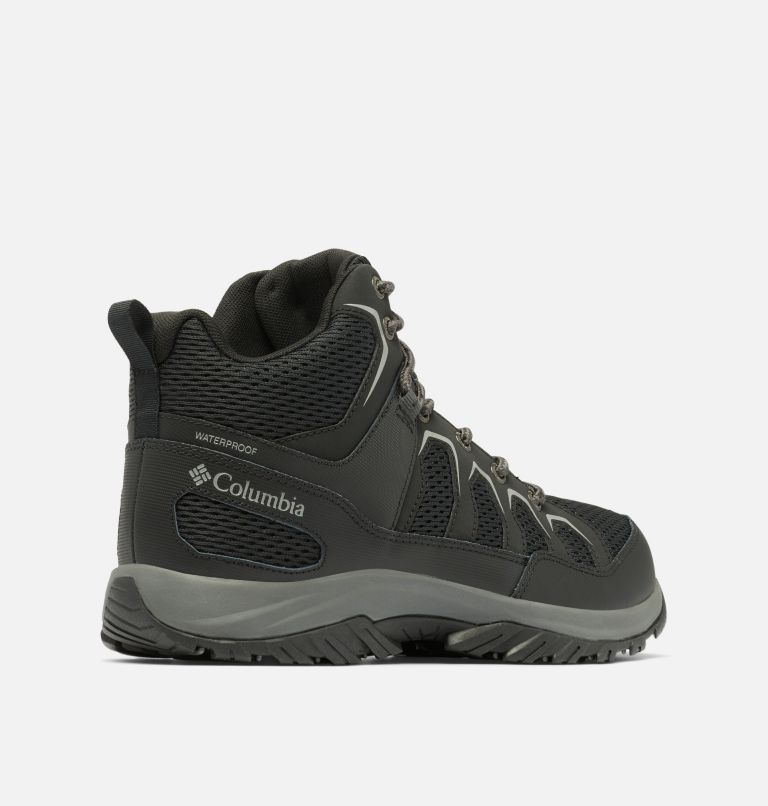 Thumbnail: Men's Granite Trail Mid Waterproof Shoe - Wide, Color: Black, Ti Grey Steel, image 9