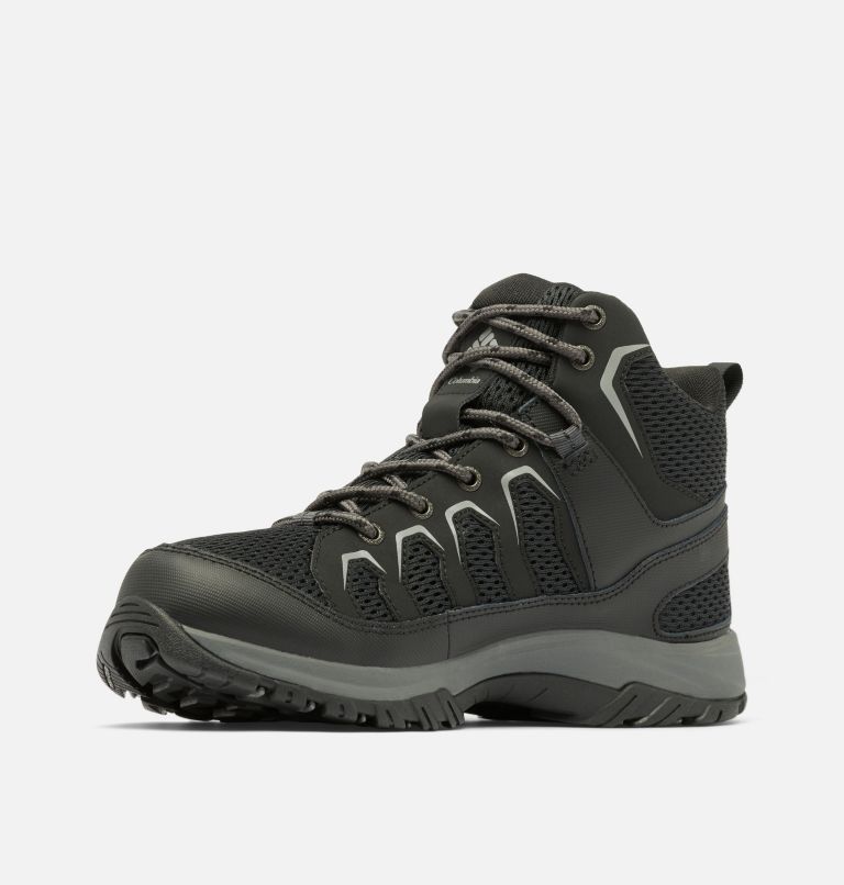 Men's Granite Trail Mid Waterproof Shoe - Wide, Color: Black, Ti Grey Steel, image 6