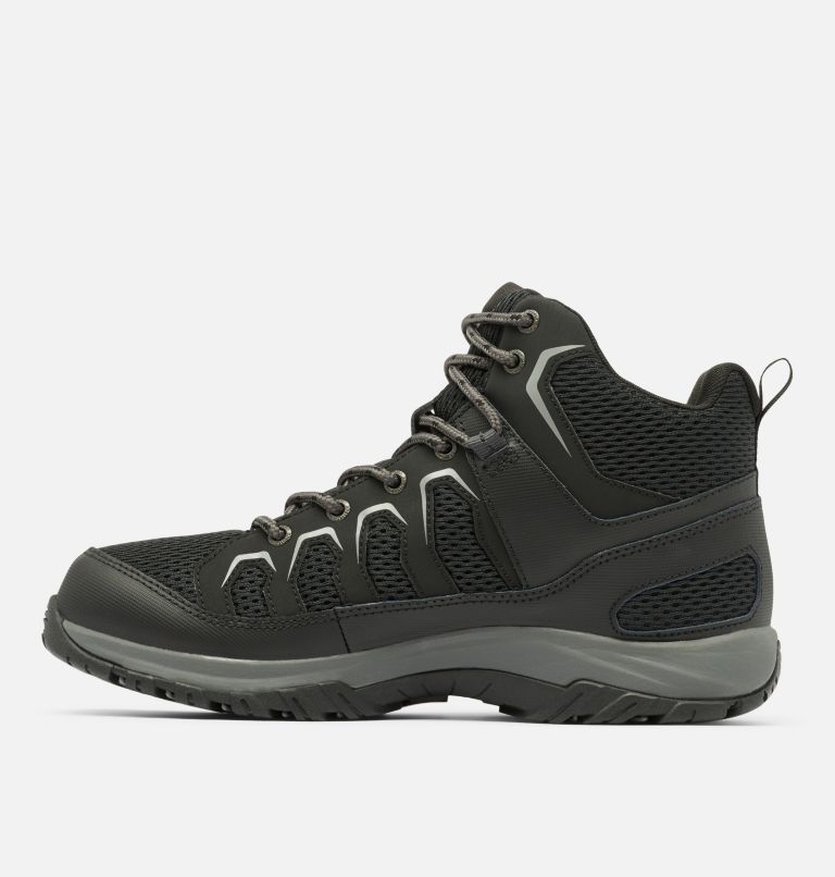 Thumbnail: Men's Granite Trail Mid Waterproof Shoe - Wide, Color: Black, Ti Grey Steel, image 5