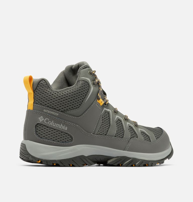 Thumbnail: Men's Granite Trail Mid Waterproof Shoe - Wide, Color: Dark Grey, Raw Honey, image 9