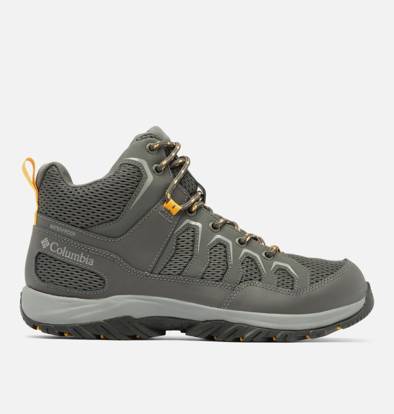 Men's Granite Trail Mid Waterproof Shoe - Wide, Color: Dark Grey, Raw Honey, image 1