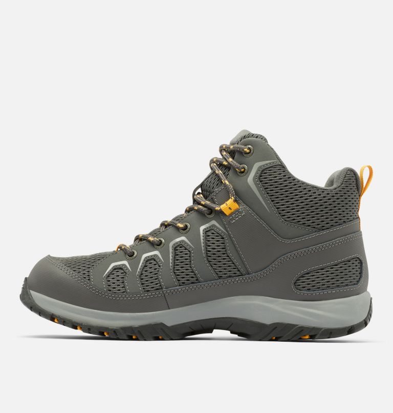 Men's Granite Trail Waterproof Boot - Wide, Color: Dark Grey, Raw Honey, image 5