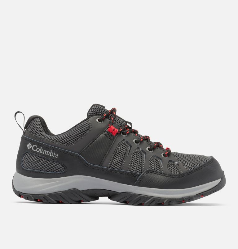 Thumbnail: Chaussure imperméable Granite Trail pour hommes, Color: Shark, Mountain Red, image 1