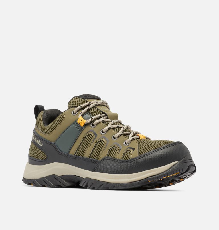 Men's Granite Trail Waterproof Shoe, Color: Peatmoss, Kettle, image 2
