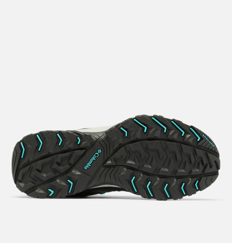 Chaussure mi-montante imperméable Granite Trail pour femmes, Color: Ti Grey Steel, Bright Aqua, image 4