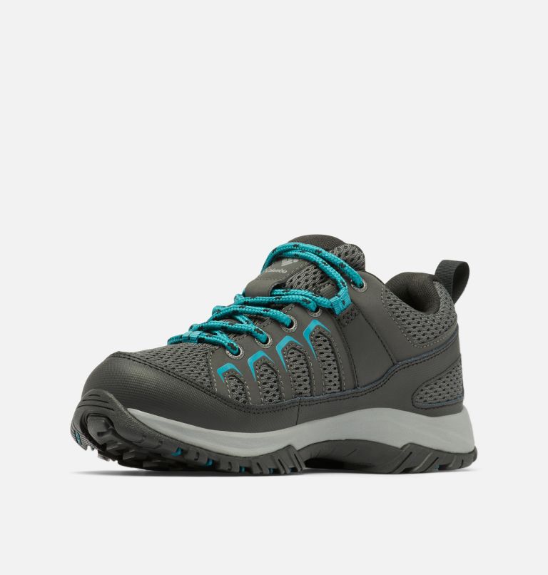 Women's Granite Trail Waterproof Shoe, Color: Shark, River Blue, image 6