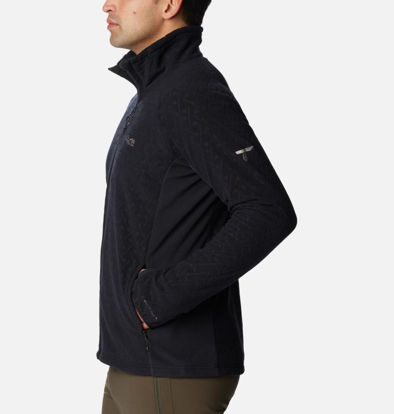 Thumbnail: Men's Titan Pass 3.0 Full Zip Fleece Jacket, Color: Black, image 3