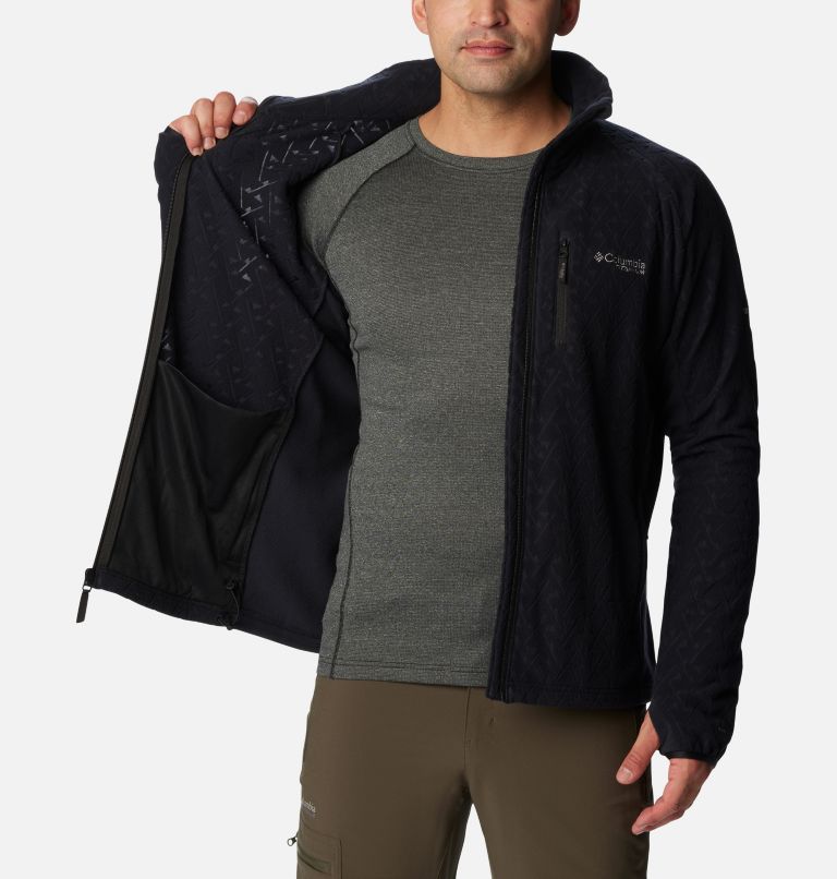 Thumbnail: Men's Titan Pass 3.0 Full Zip Fleece Jacket, Color: Black, image 5
