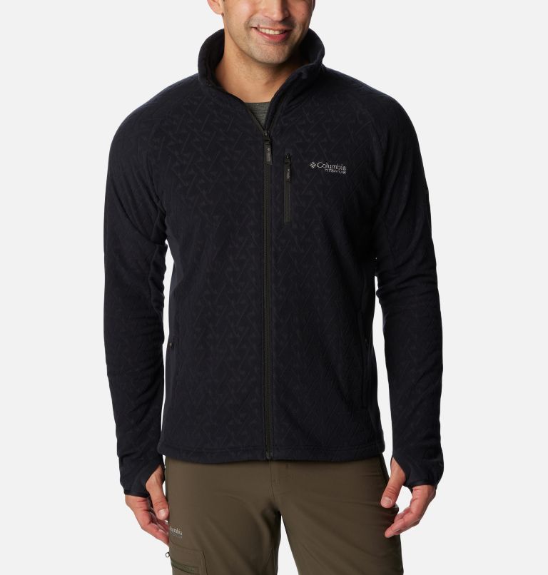Thumbnail: Men's Titan Pass 3.0 Full Zip Fleece Jacket, Color: Black, image 1