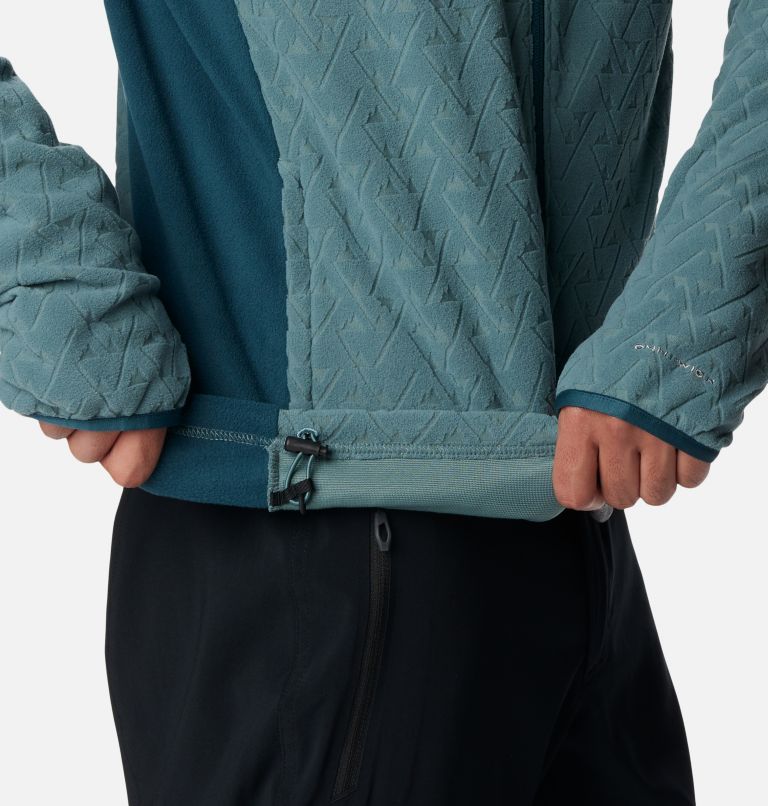 Men's Titan Pass 3.0 Full Zip Fleece Jacket, Color: Metal, Night Wave, image 7