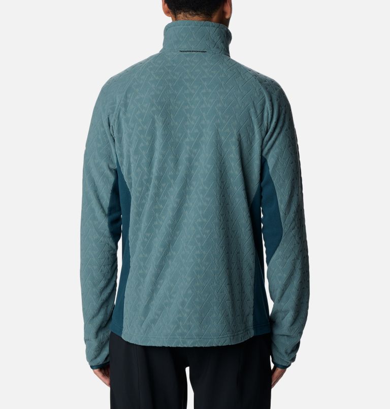 Men's Titan Pass 3.0 Full Zip Fleece Jacket, Color: Metal, Night Wave, image 2