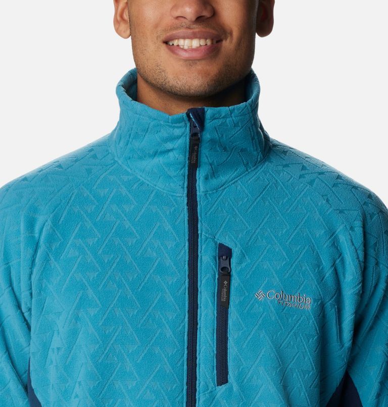 COLUMBIA-TITAN PASS 2.0 II FLEECE M COMPASS BLUE BLACK - Fleece jacket