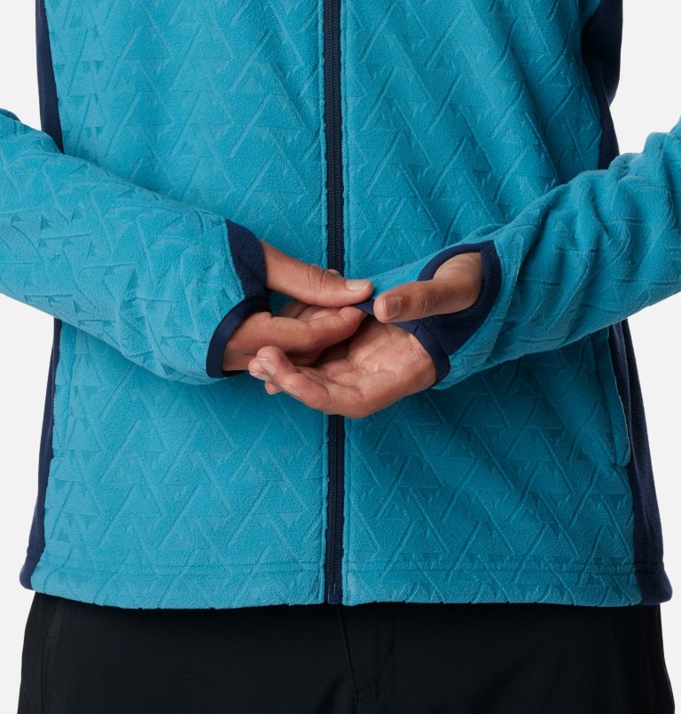 Men's Titan Pass 3.0 Full Zip Fleece Jacket, Color: Shasta, Collegiate Navy, image 6