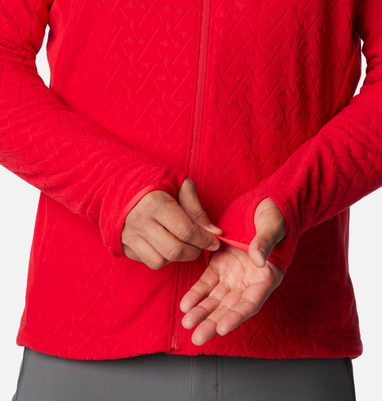 Men's Titan Pass 3.0 Full Zip Fleece Jacket, Color: Mountain Red, image 6