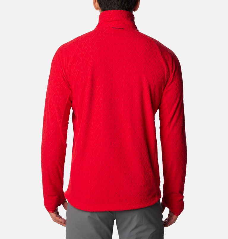 Men's Titan Pass 3.0 Full Zip Fleece Jacket, Color: Mountain Red, image 2
