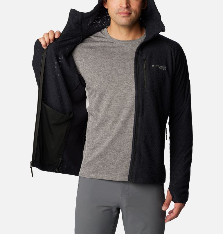 Thumbnail: Men's Titan Pass 3.0 Hooded Technical Fleece Jacket, Color: Black, image 5