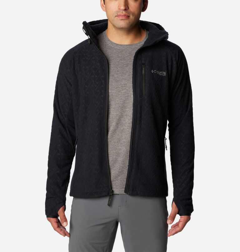 Men's Titan Pass 3.0 Hooded Technical Fleece Jacket, Color: Black, image 8