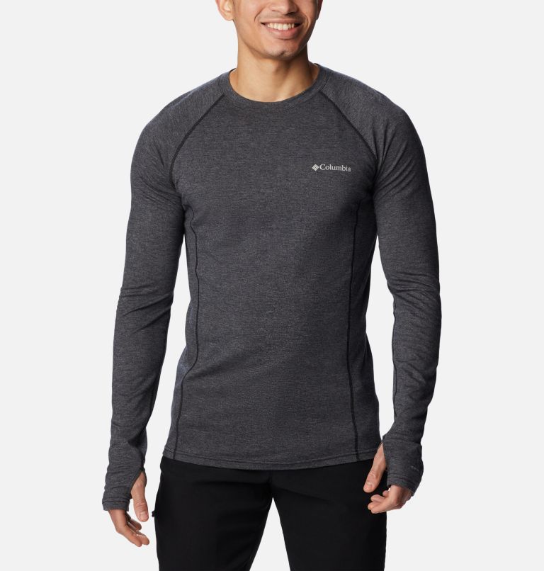 Thumbnail: Men's Tunnel Springs Wool Crew Baselayer, Color: Black, image 1