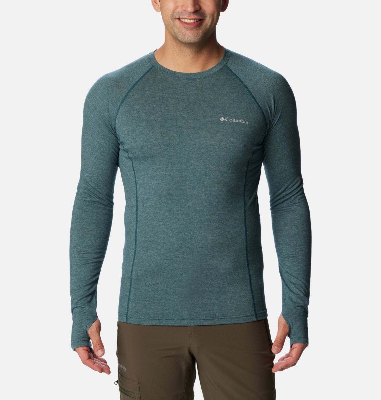 Couche de base à col rond en laine Tunnel Springs™ pour hommes 1