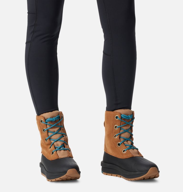Thumbnail: Women's Moritza Shield Omni-Heat Waterproof Snow Boot, Color: Elk, River Blue, image 10