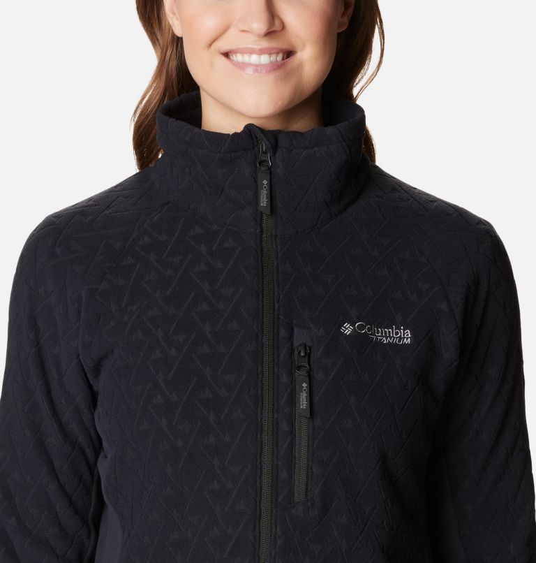Thumbnail: Women's Titan Pass 3.0 Full Zip Fleece Jacket, Color: Black, image 4