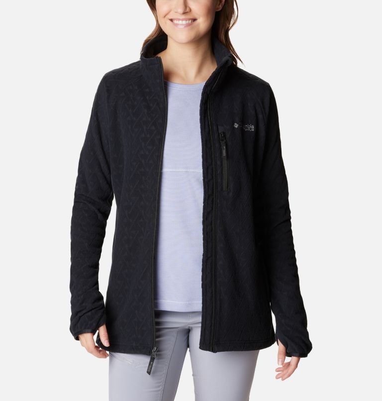 Thumbnail: Women's Titan Pass 3.0 Full Zip Fleece Jacket, Color: Black, image 7