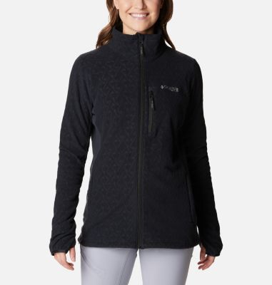 Columbia Outdoor Tracks Full Zip - Forro polar - Mujer Faded Peach / Dusty Pink S