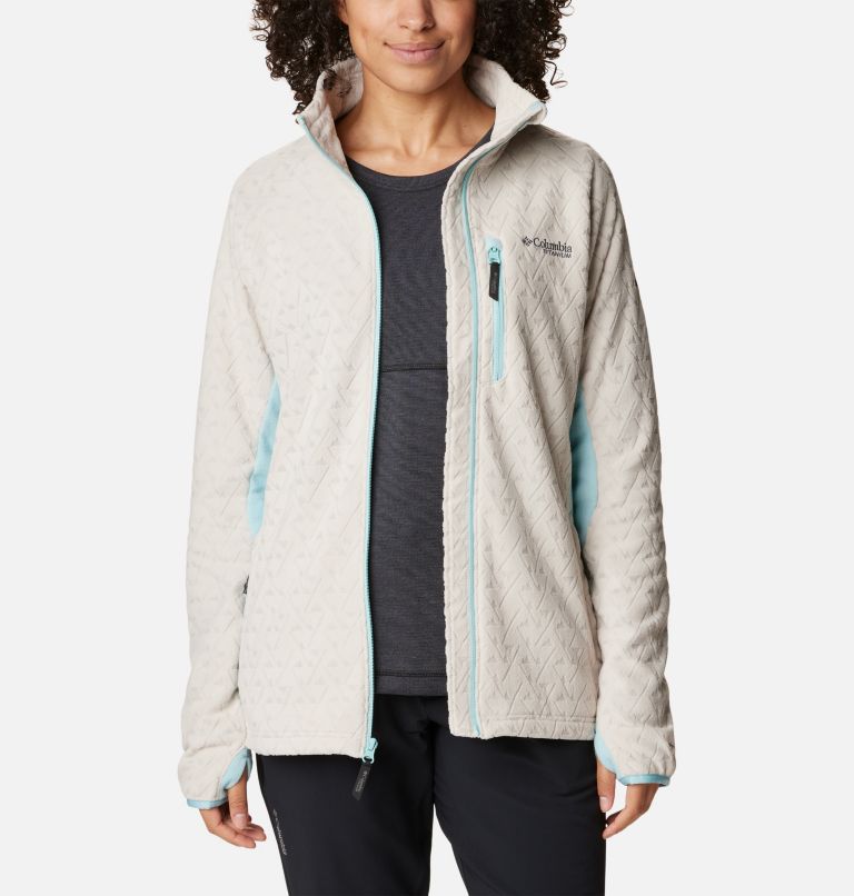 Titan Pass 3.0 Full Zip Fleece | 278 | XS, Color: Dark Stone, Aqua Haze, image 8