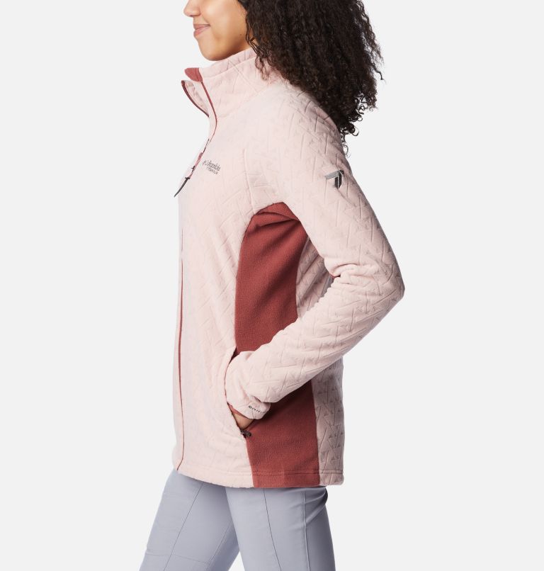 Columbia Hakatai Full Zip Fleece Beetroot Dusty Pink - Womenswear