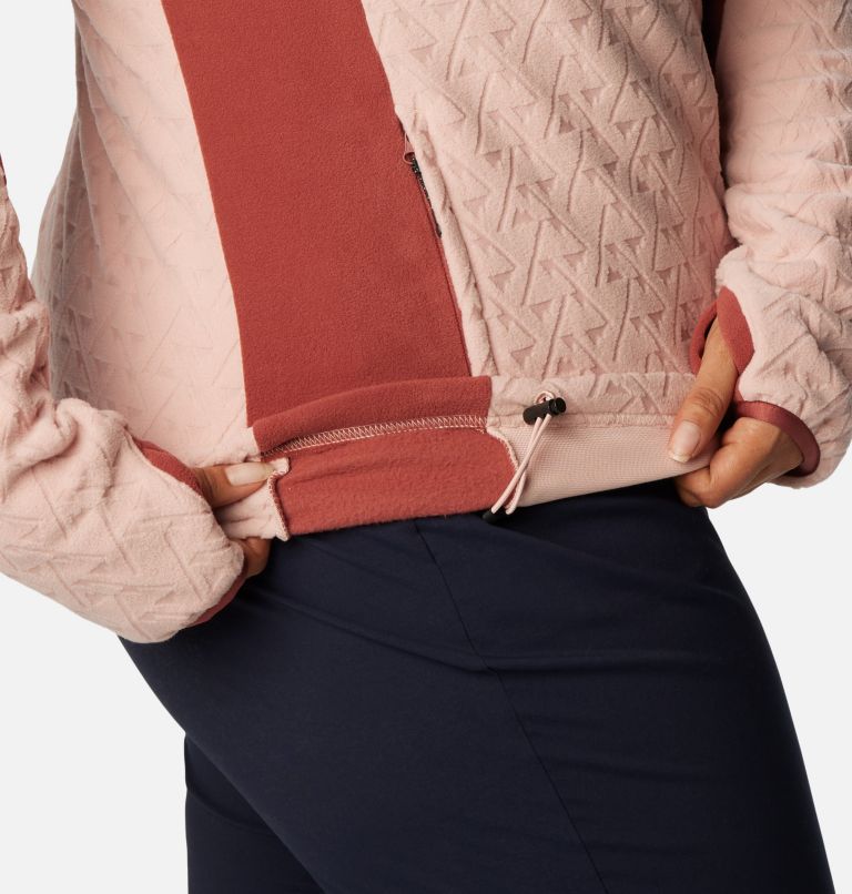 Women's Titan Pass 3.0 Full Zip Fleece Jacket - Plus Size, Color: Dusty Pink, Beetroot, image 7