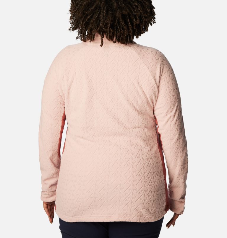 Women's Titan Pass 3.0 Full Zip Fleece Jacket - Plus Size, Color: Dusty Pink, Beetroot, image 2