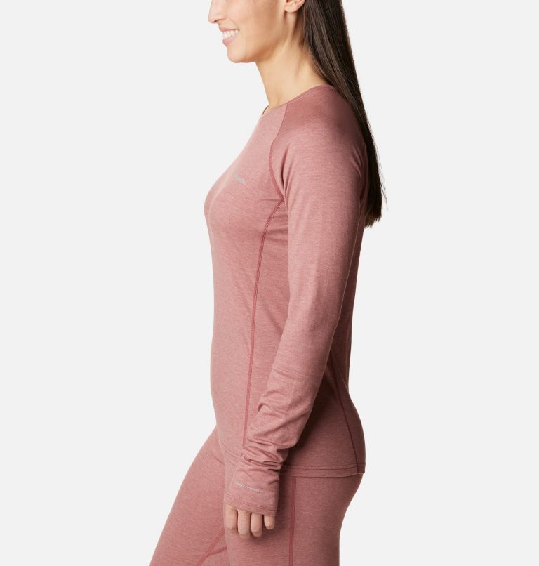 Thumbnail: Women's Tunnel Springs Wool Crew Baselayer Shirt, Color: Beetroot, image 3