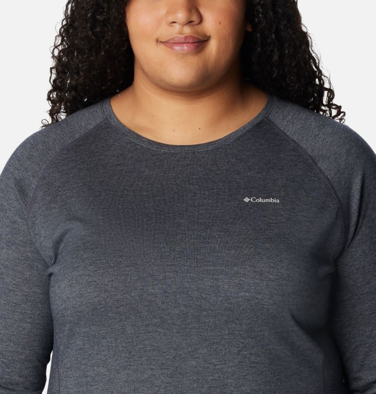 Women's Tunnel Springs Wool Crew Baselayer Shirt- Plus Size, Color: Black, image 4
