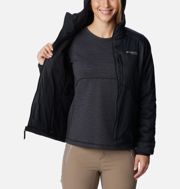 Thumbnail: Women's Silver Leaf Stretch Insulated Jacket, Color: Black, image 5